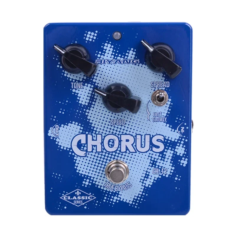 Biyang's New Classic Series CH-12/OD-12/BL-12/DS-12/AC-12/FL-12/FZ-12/CO-12/AD-12 Guitar Effect Pedal True Bypass