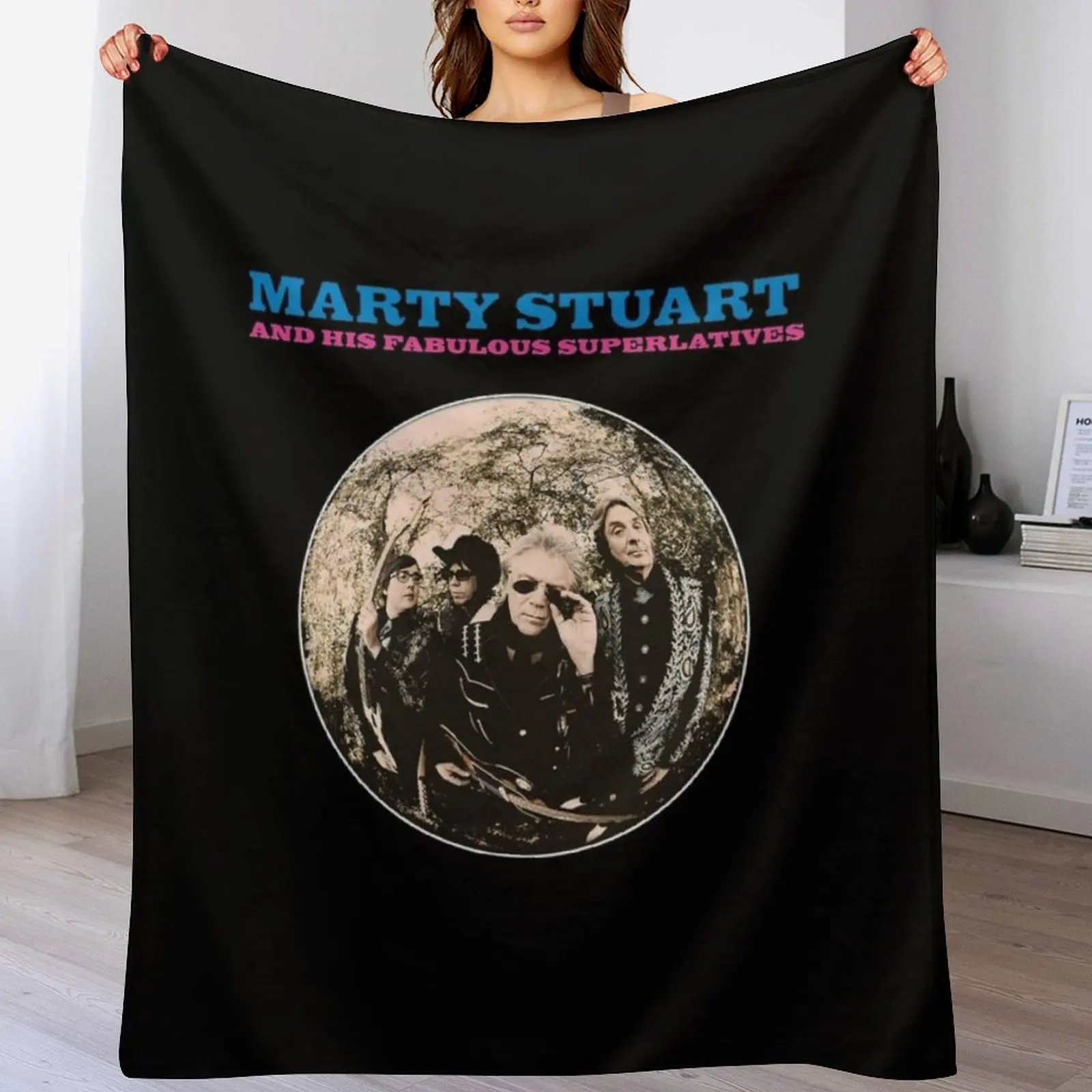 

Marty Stuart 2 Throw Blanket Fluffy Cozy Throw Blanket for Home Decor