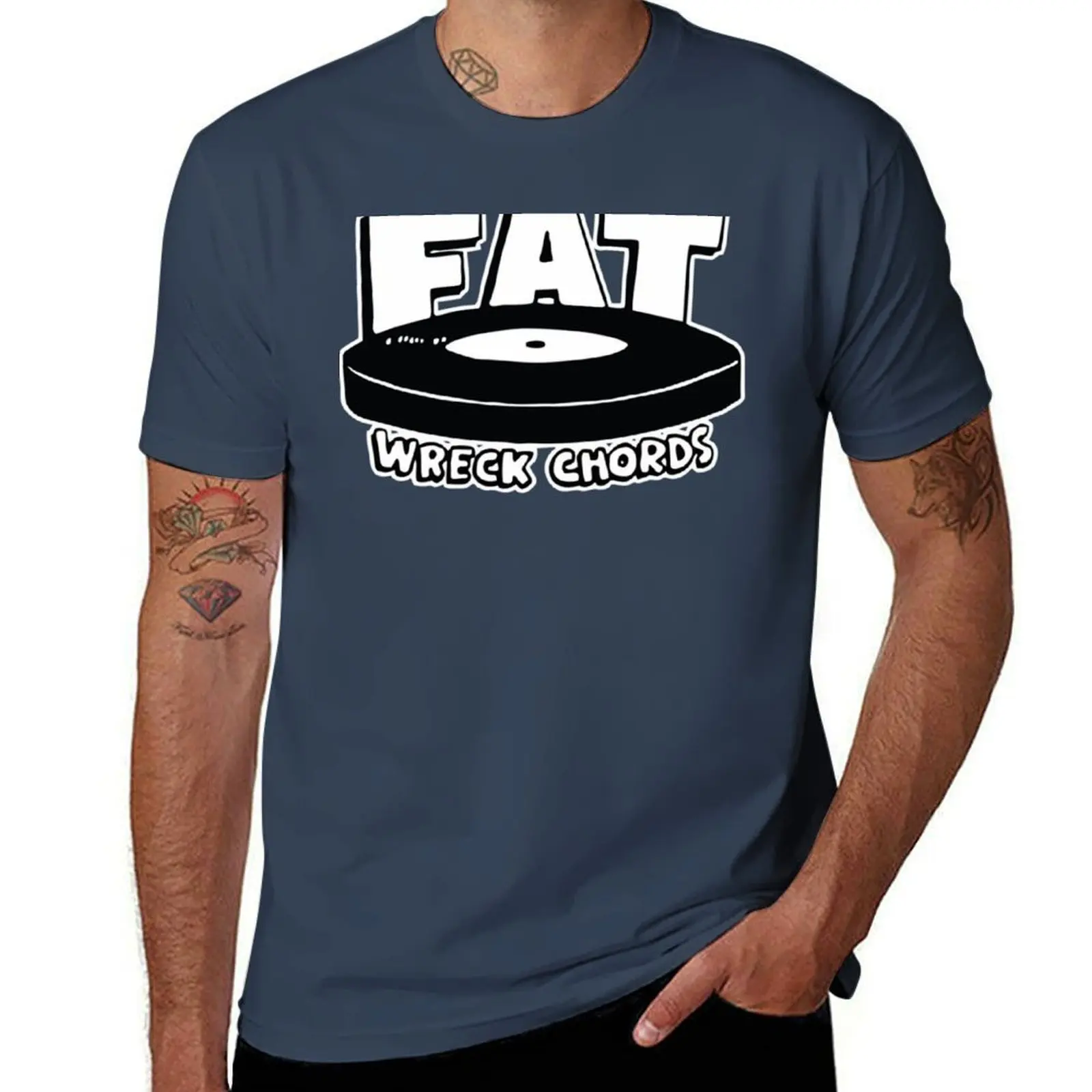 Best Seller - Fat Wreck Chords Merchandise T-Shirt T-Shirt Short sleeve tee valentines clothes men workout shirt