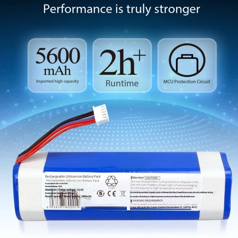 Consistent Output Li‑ion Battery Pack For Keworth X1 S N8 OMNI Dibao Pro Smart Sweeper Repair Components