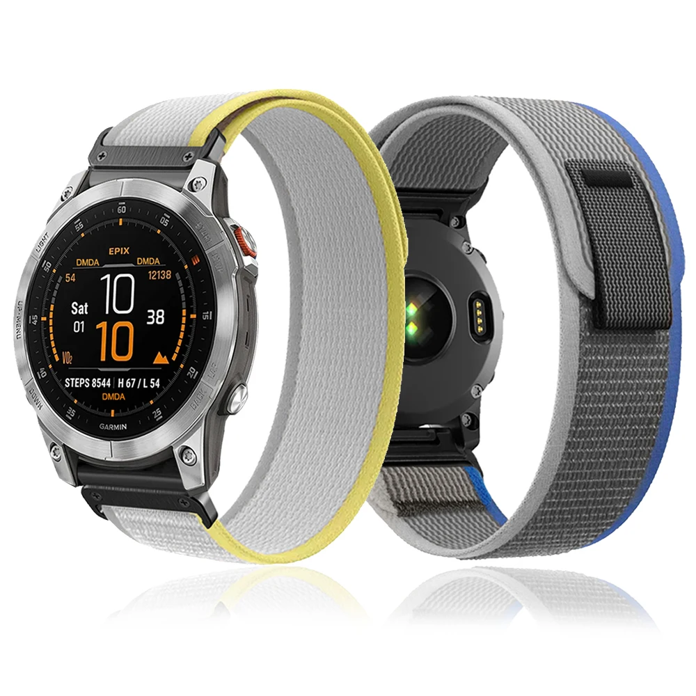 

Ремешок нейлоновый для Garmin Epix Pro Gen 2, браслет из дышащего холщового материала QuickFit, спортивный браслет Enduro2 Mk2i Mk1, 22 26 мм