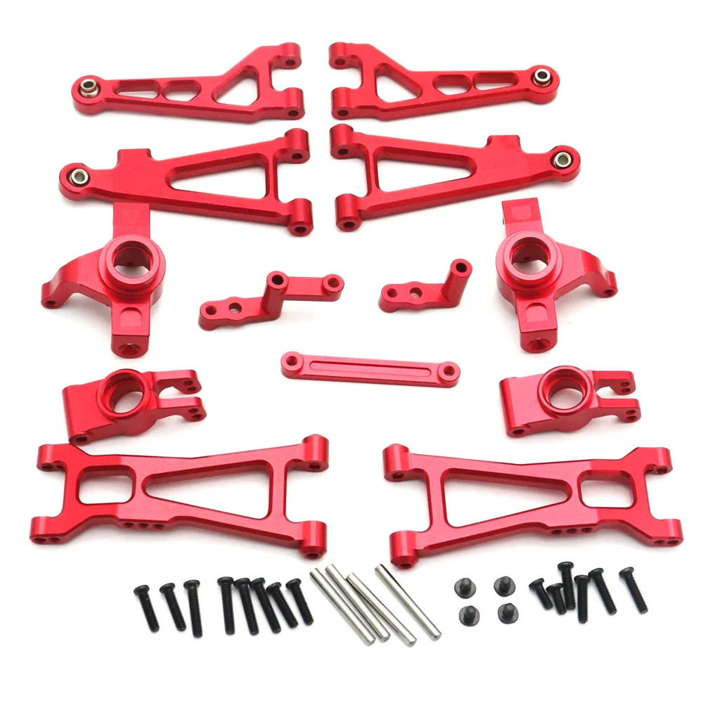 Metal Upgrade Parts Kit Swing Arm Steering Cup for Haiboxing HBX,Red