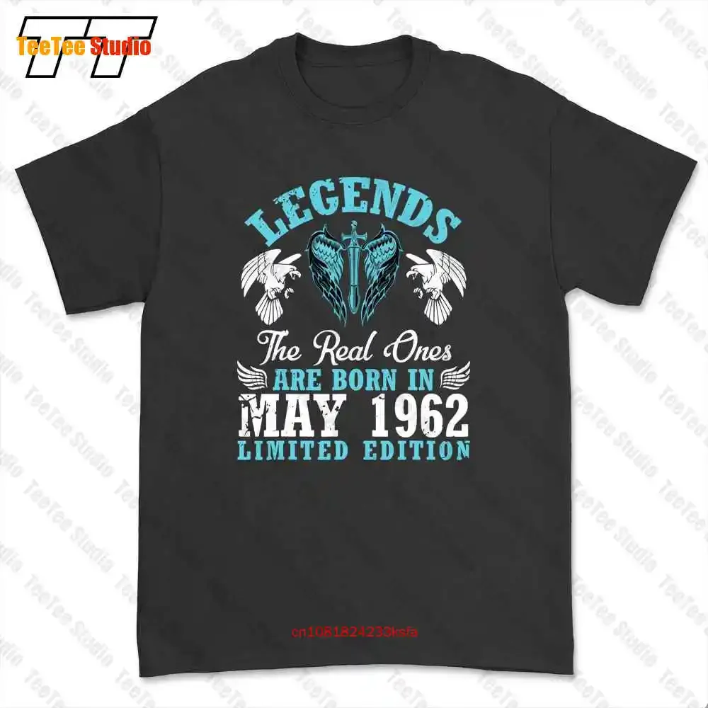

Футболка Legends The Real Ones Are Born In May 1962 года, ограниченная серия, футболка Q2NV