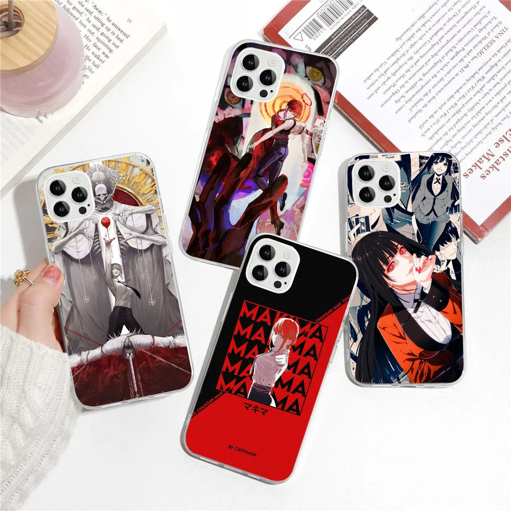 SK-15 Chainsaw Man Silicone Case For Tecno POP 4 AIR 5 5P Camon 15 16 17 17P 18 18T 18P 18i 19 Premier Neo Pro