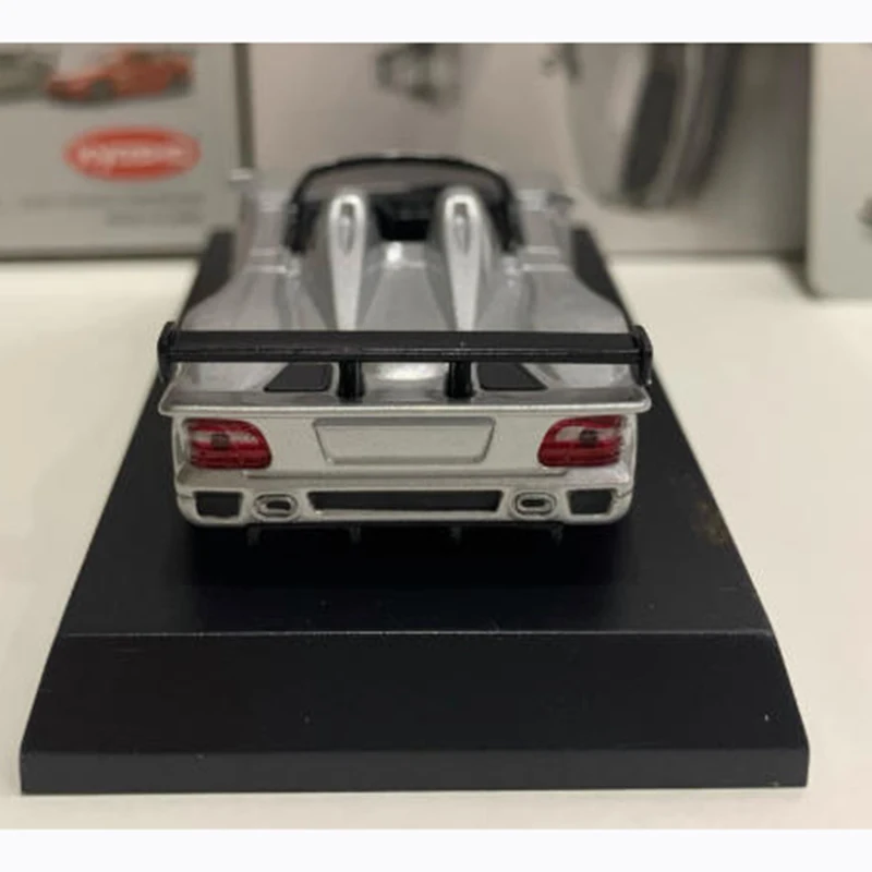 KYOSHO 1/64 CLK GTR Roadster Silver Alloy Racing Car Model Classic Adult Souvenir Gift Static Display view 6