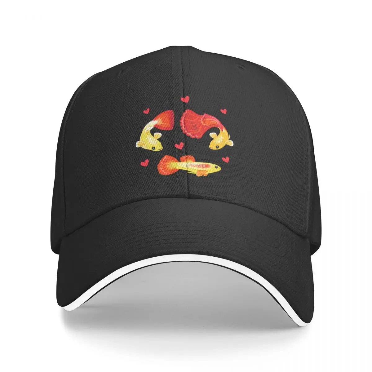 Guppy Addict Baseball Cap Beach New Hat fashionable Golf Hat Woman Hats Men's