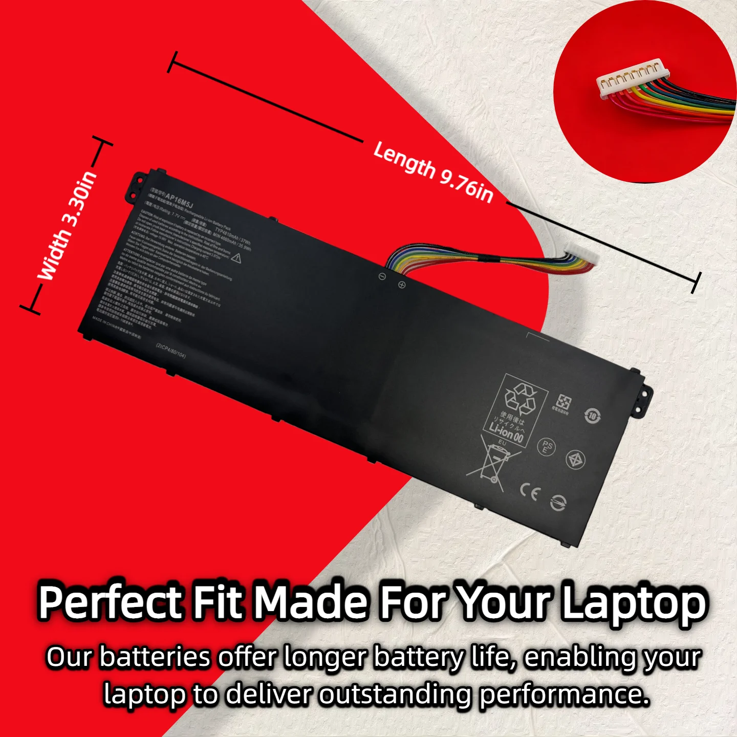 

Оптовая и розничная продажа аккумуляторов AP16M5J для Acer Aspire 1 A114-31 A314-31 A315-21 A315-51 A515-51 ES1-523 Series 2ICP4/80/104