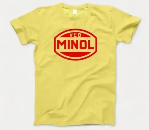 VEB Minol T Shirt 638 Retro Yellow