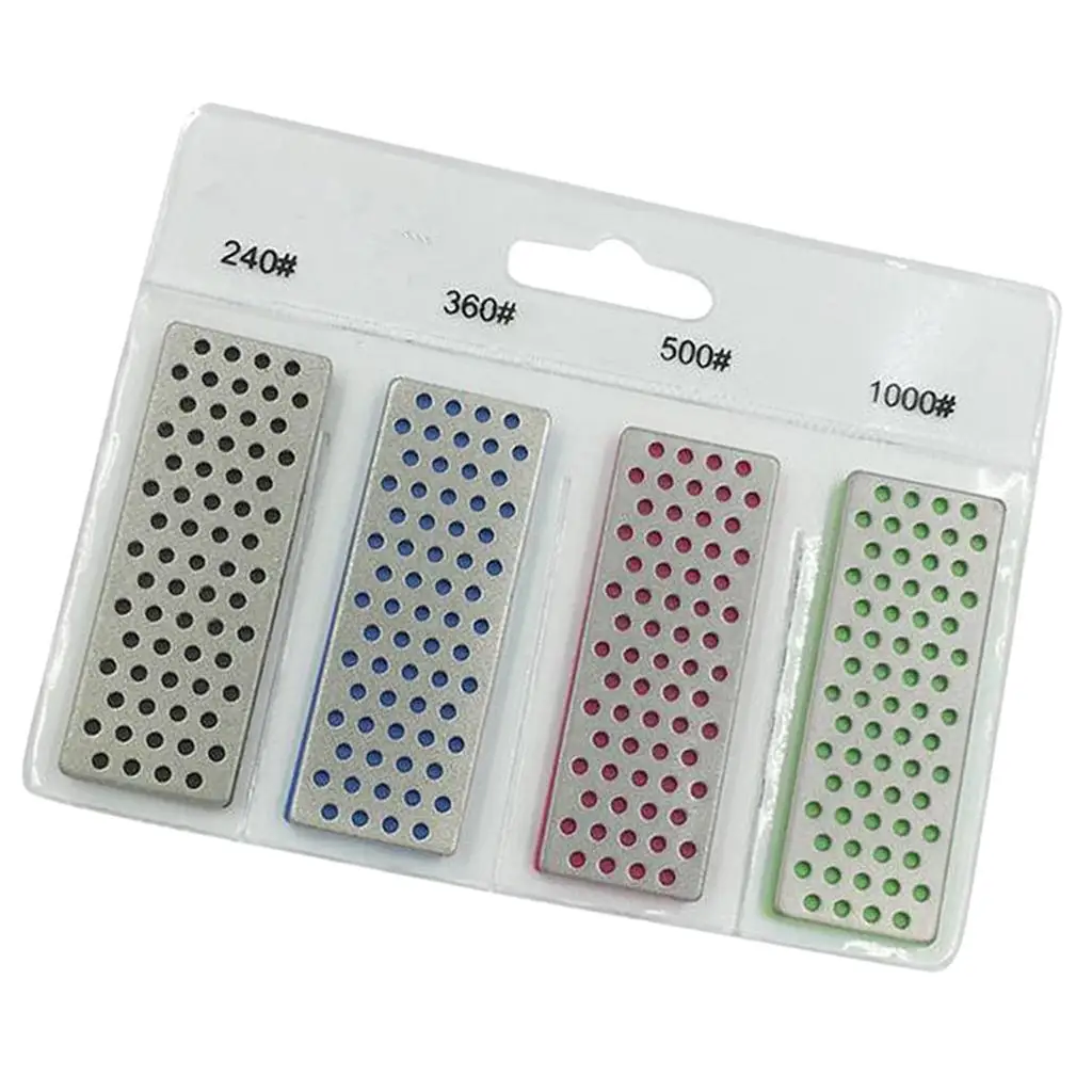 

Pack-4 Diamond Stone Ice Ski Snowboard Edge Sharpening Stones Edge Care