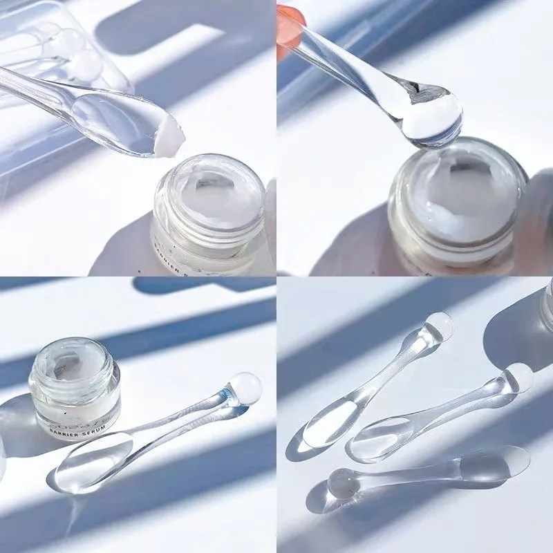 1/2/4PCS Plastic ABS Cream Scoop Stick Massage Stick Eye Dual-use Face Cream Eye Cream Beauty Spoon