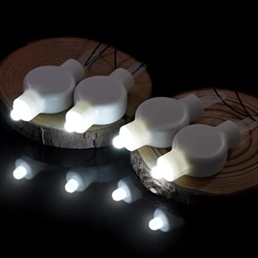 Paper Lantern Lights Battery Operated - Hanging LED Lights with Wire Bright Floral Lighting for Outdoor Indoor Wedding Camping