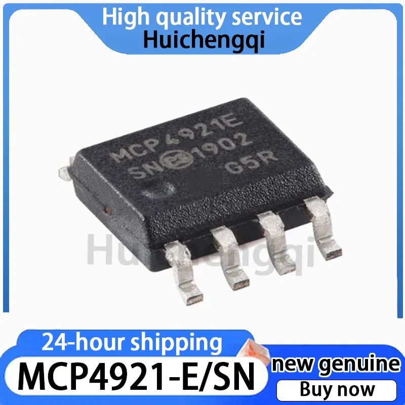 1PCS Genuine MCP4921-E/SN SOIC-8 12 Bit Single Output DAC Chip