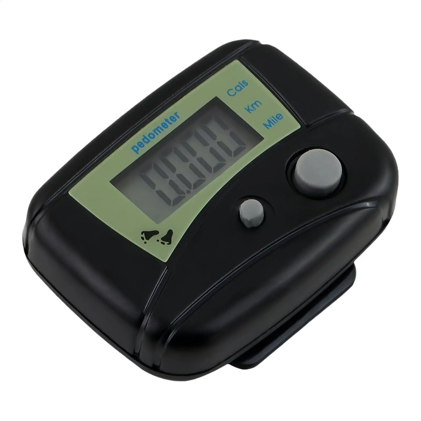 Step Counter Digital Lcd Pedometer Monitor for Exercise Workout Recording Distance Walking Running Swimming Hiking Travel