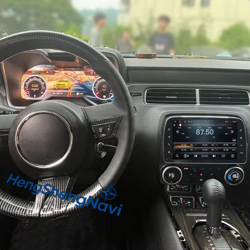 

12,3-дюймовый цифровой приборный дисплей для Chevrolet Camaro 2010-2015: виртуальная приборная панель, одометр, экран LCD для измерения скорости автомобиля