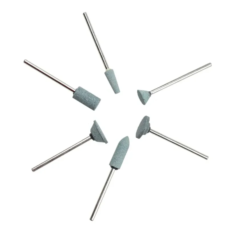 60pcs Dental Gravel Ceramic Burs Finishing Stone Bur Polisher 2.35mm Diameter Burs Dental Materials