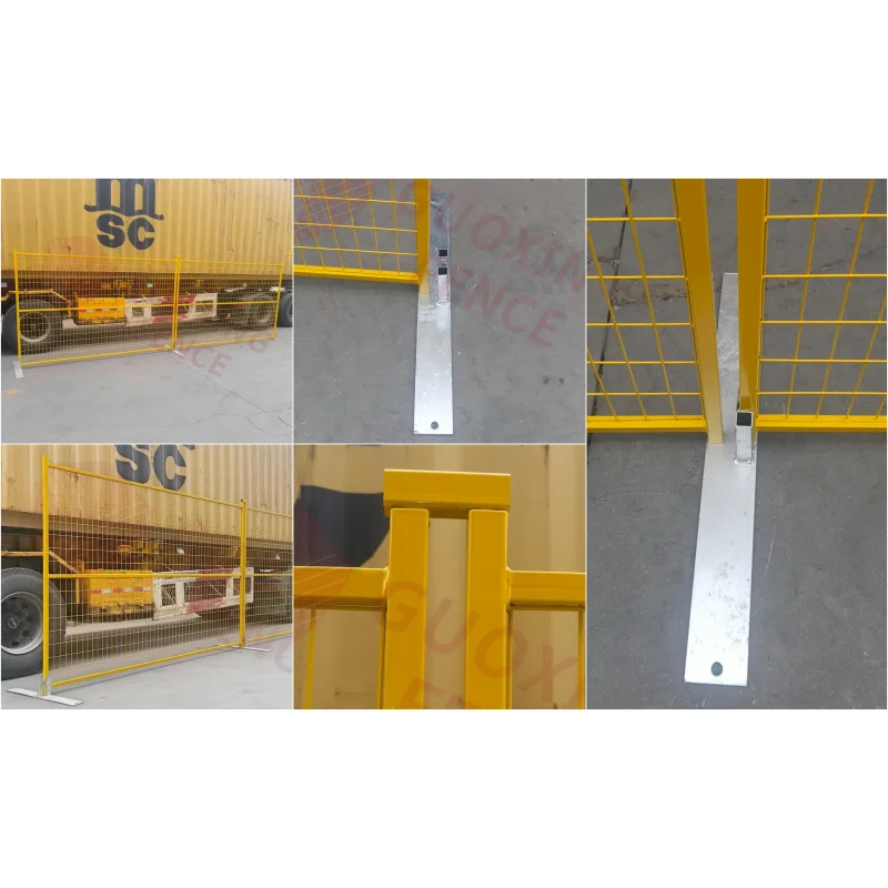 مخصص. الثقيلة المجلفن سلك ملحوم في الهواء الطلق المحمولة Ca الحدث المعادن 6x10 كندا لوحة السياج المؤقت موقع البناء