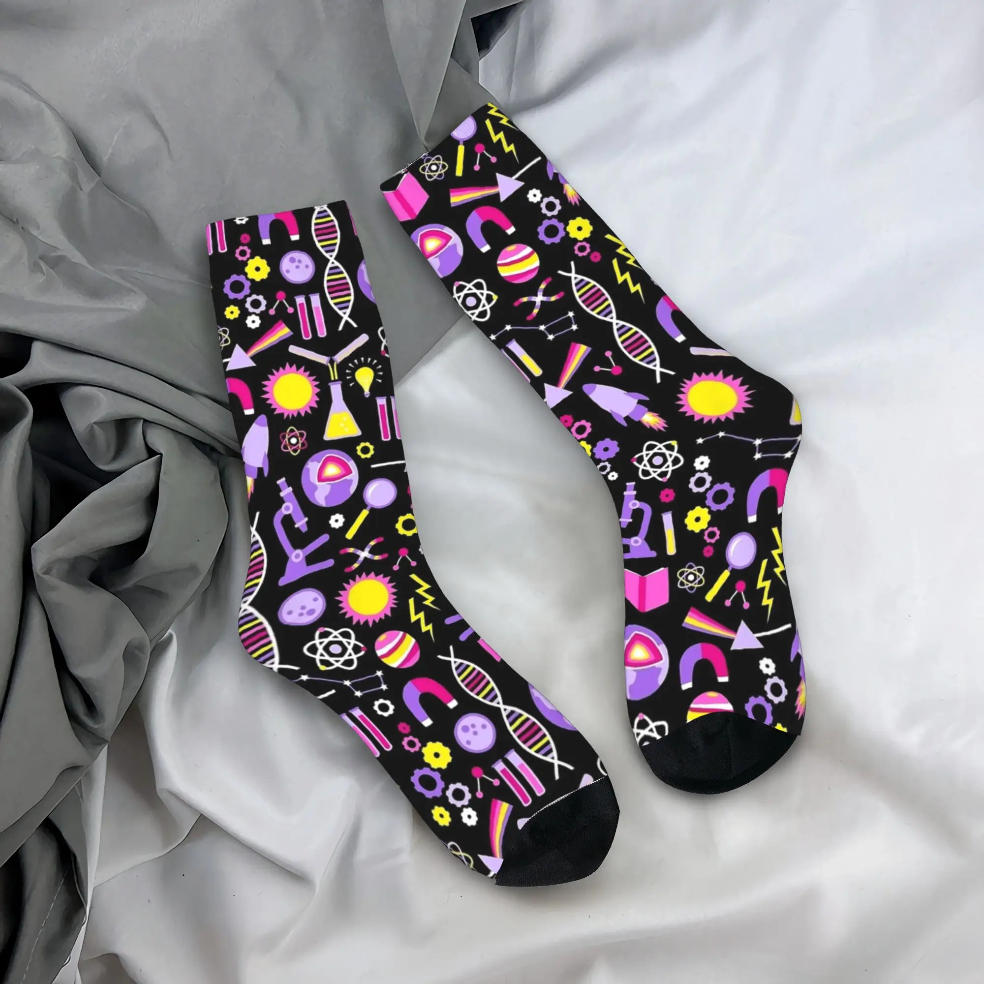 Science Studies Stockings Unisex Men  Socks Comfortable Fashion Socks Winter Outdoor Anti-Slip Graphic Socks Gift Idea
