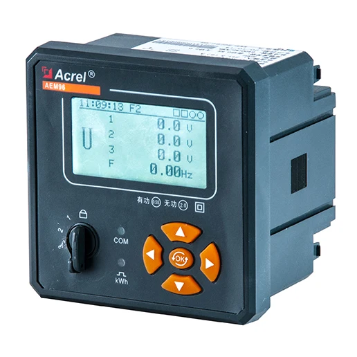 AEM96 three-phase embedded meter remote control with switching input and relay output multi-function electricity meter