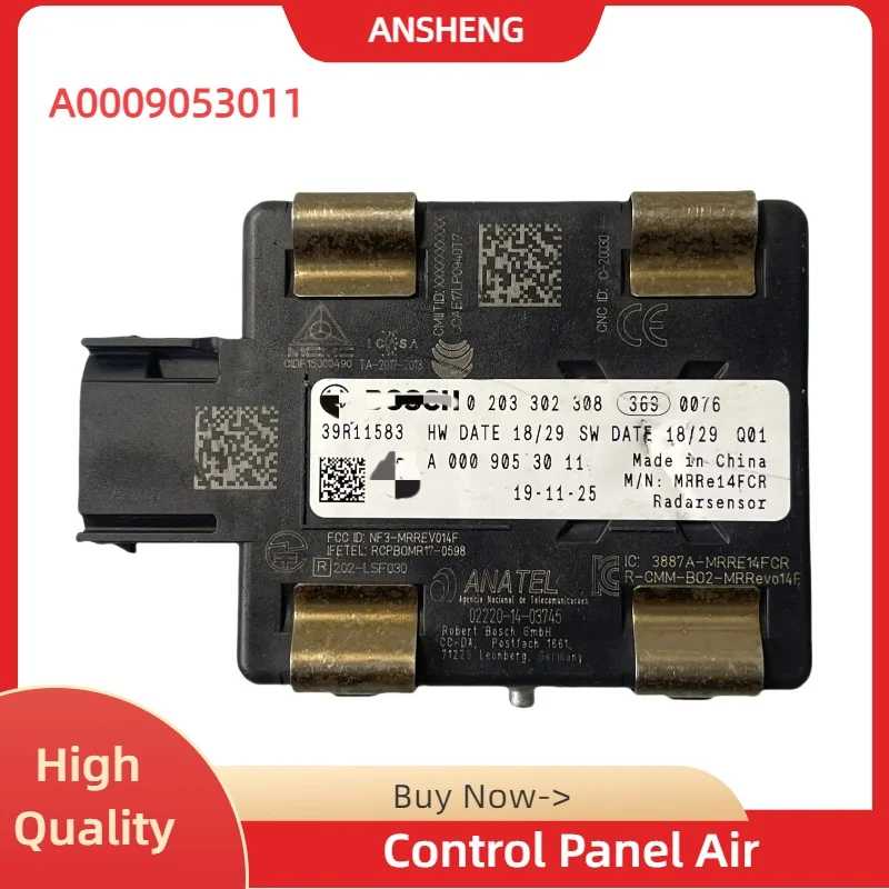 

2019-2021 MERCEDES-BENZ GLE CLA CRUISE CONTROL DISTANCE RADAR SENSOR A0009053011