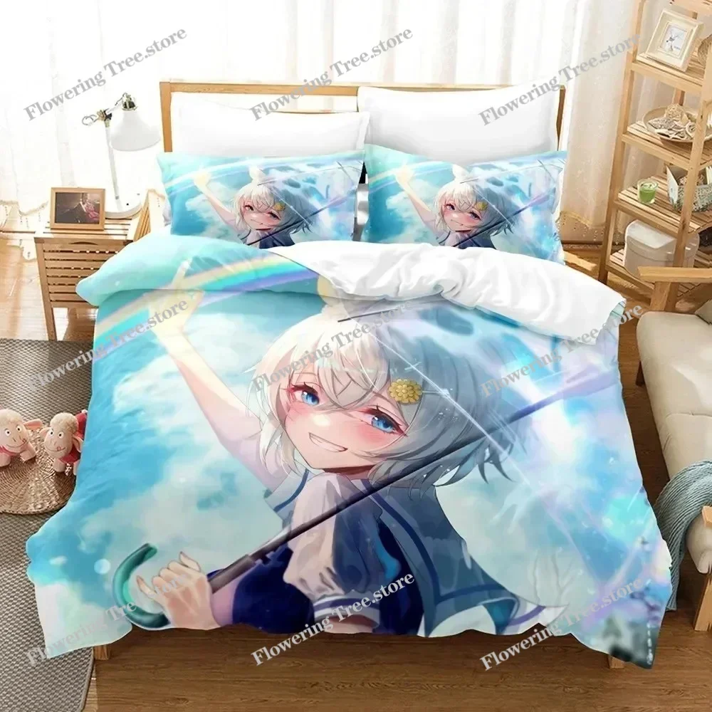 3D Print Anime Pretty Derby Bedding Set Boys Girls Twin Queen Size Duvet Cover Pillowcase Bed Boys Adult Home Textileextile