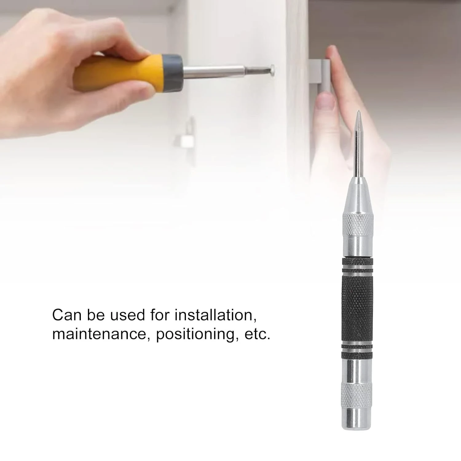 Efficient High Speed Automatic Black 5in Center Hole Tool Set Kit for Steel Components Installation and Maintenance - Inc