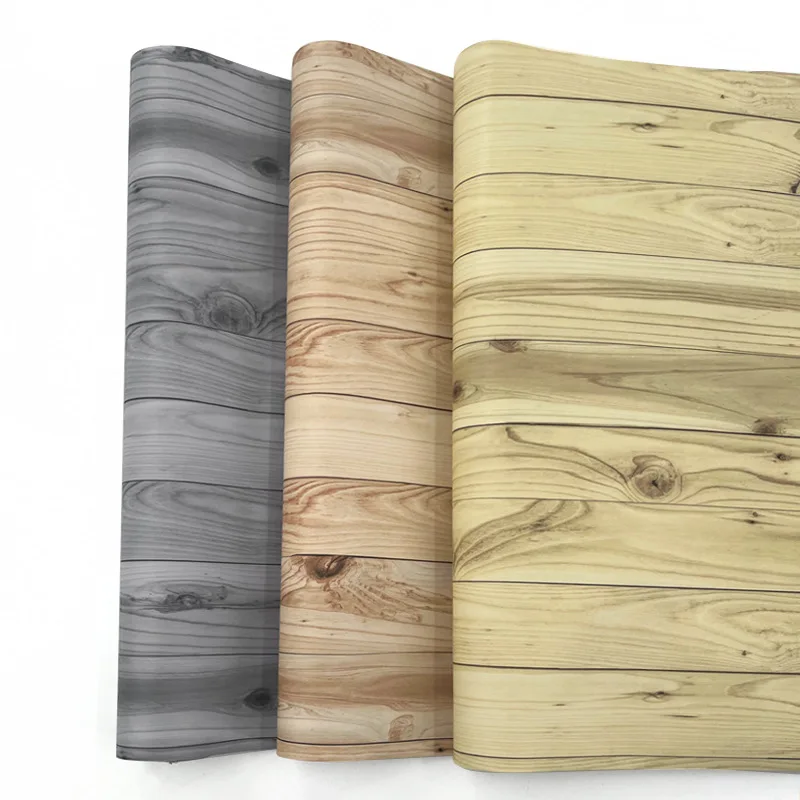 

Wood Grain Wall Panels, Waterproof PVC Self-Adhesive Stickers, Moisture-Proof Bedroom Renovation Art, Modern Home Decor