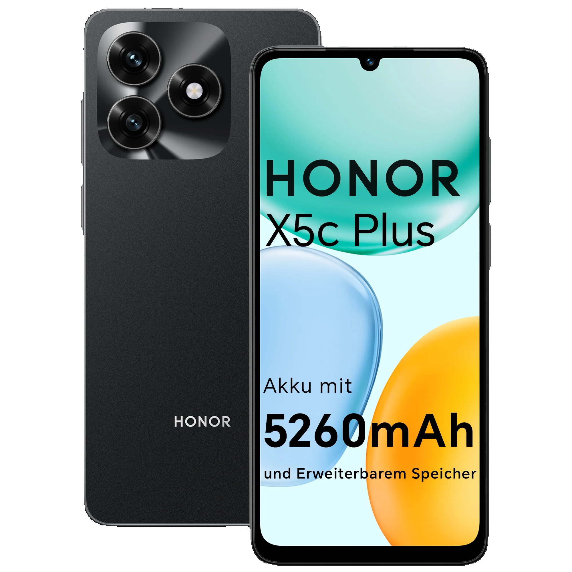 HONOR X5c Plus Smartphone mit 5260 mAh Akku,  90 Hz, 50MP+5MP Kamera, Android 15, Simlockfrei Android-handy ohne Vertrag(6,74 Zoll Display,Octa-Core-Prozessor)