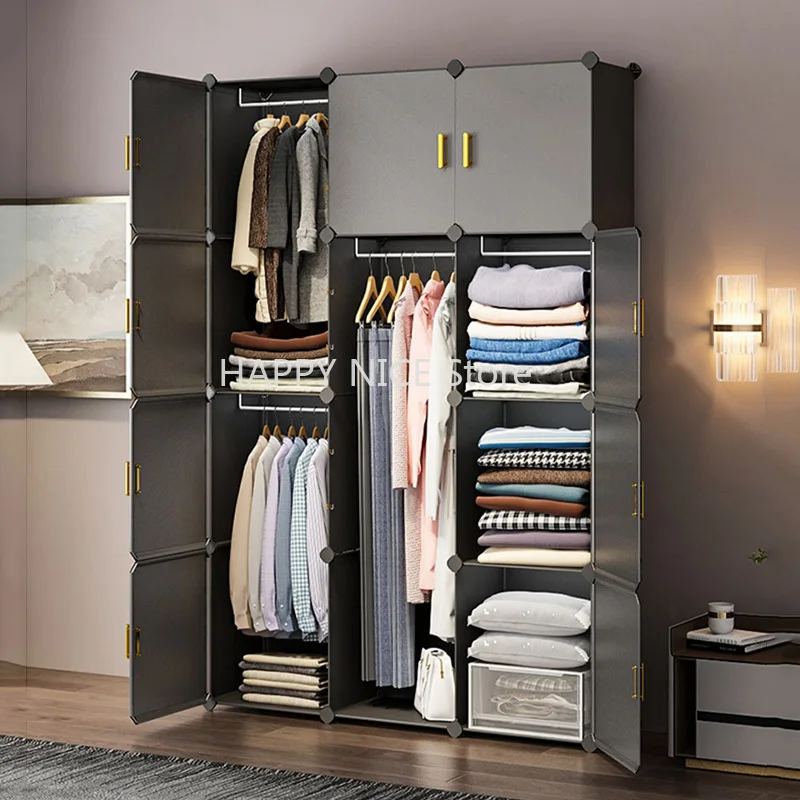 Clothing Rack Wardrobe Closet Storage Dresser Organizer Modular Wardrobes Chest Cupboard Cube Armarios Living Room Cabinets·