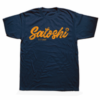 Funny Blockchain Bitcoin Satoshi Graphic T Shirts Men Cotton Humor Streetwear Tee Shirt Short Sleeve Unisex Loose Clothing