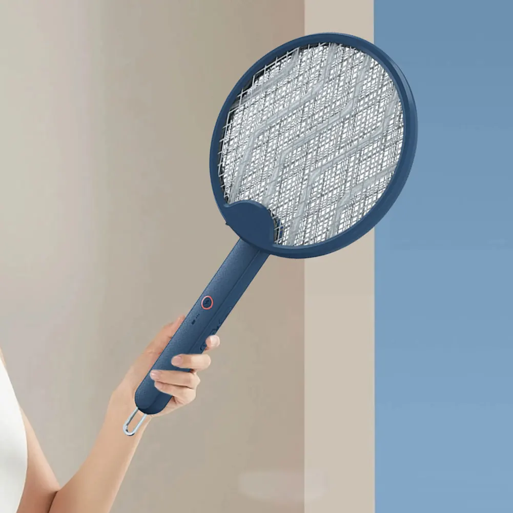 قاتل البعوض الكهربائي القابل للطي ، USB قابل لإعادة الشحن ، منشه الحشرات والطيران المحمول ، فخ المضرب ، مبيد الحشرات للمنزل والخارج