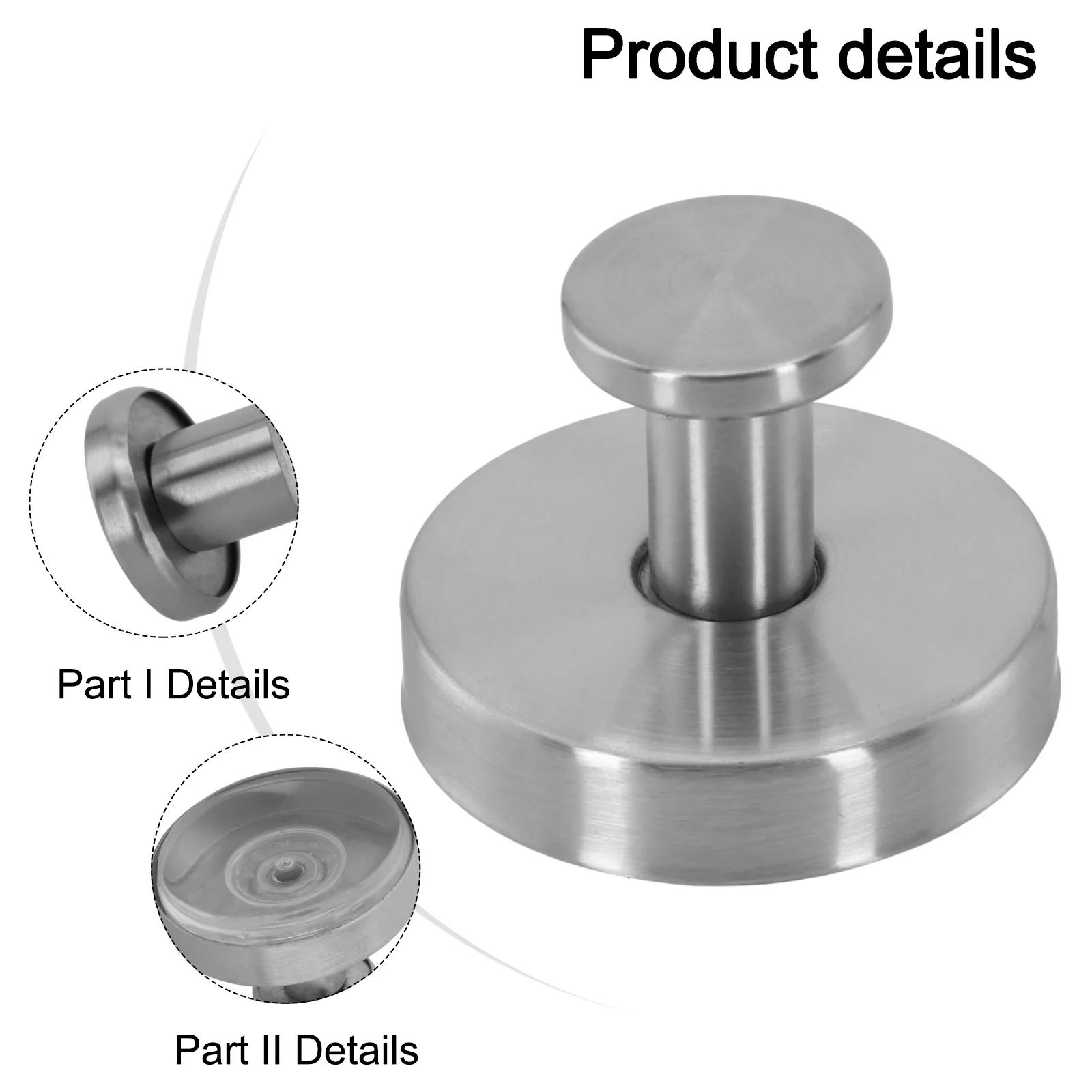 

Крючки для ванной комнаты: для халатов, мочалок, с матовым никелевым покрытием, простая установка и снятие.
