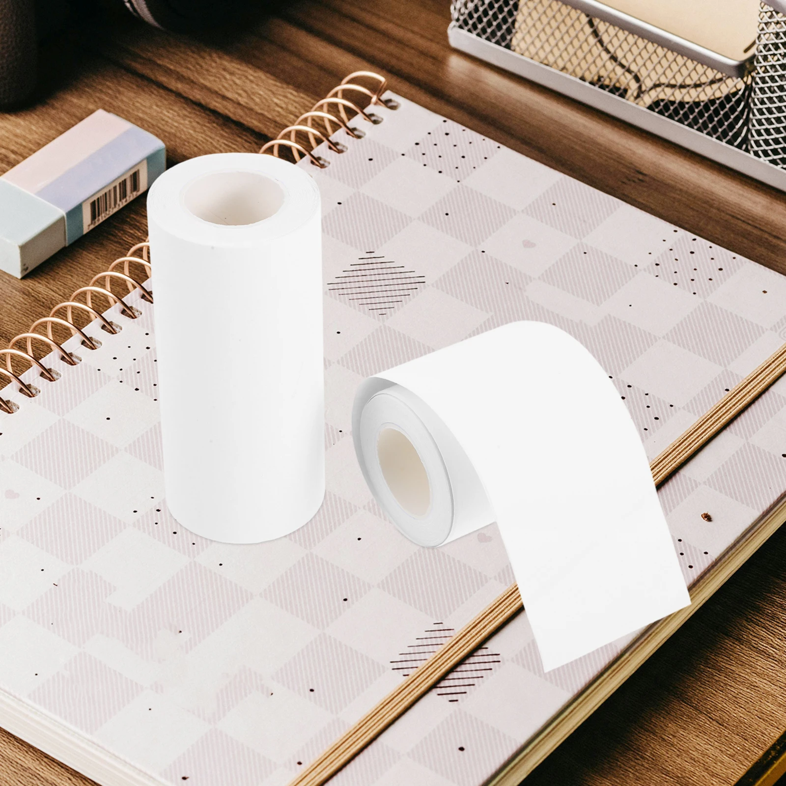 

2 Pcs Writable Tent Tape Butter Paper for Baking Roller Double Sided Scrapbook Student