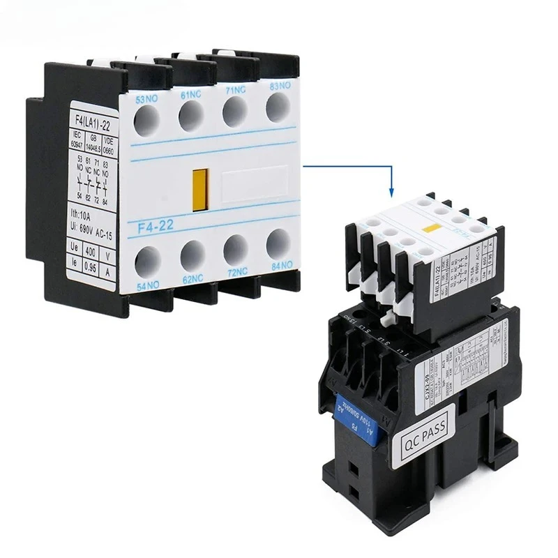 1Pcs Contactor Auxi…