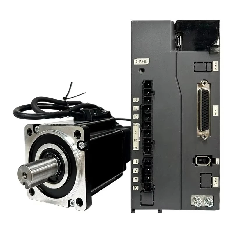 Machine and Automation Equipment Supplier 380V  Encoder High Precision AC Servo Motor and Driver Kit