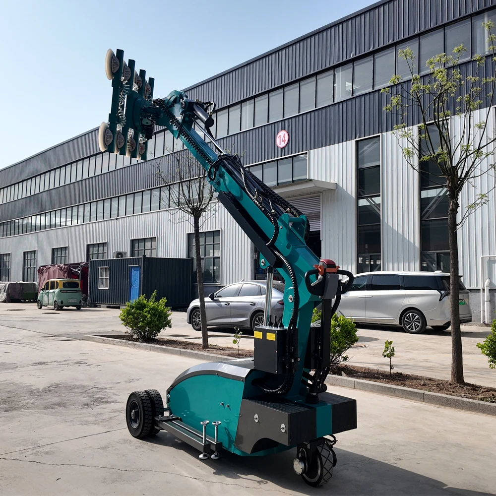 Smart Glass Lifter Robot Electric Vacuum Suction Machine for Window Installation Heavy Duty Marble Slab Lifting Equipment
