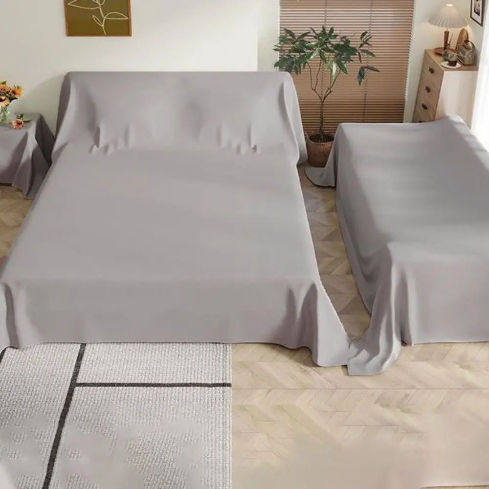 

Бытовая дышащая мебель, пылезащитный чехол, моющийся однотонный защитный чехол для мебели, мягкий чехол для дивана большого размера, стол