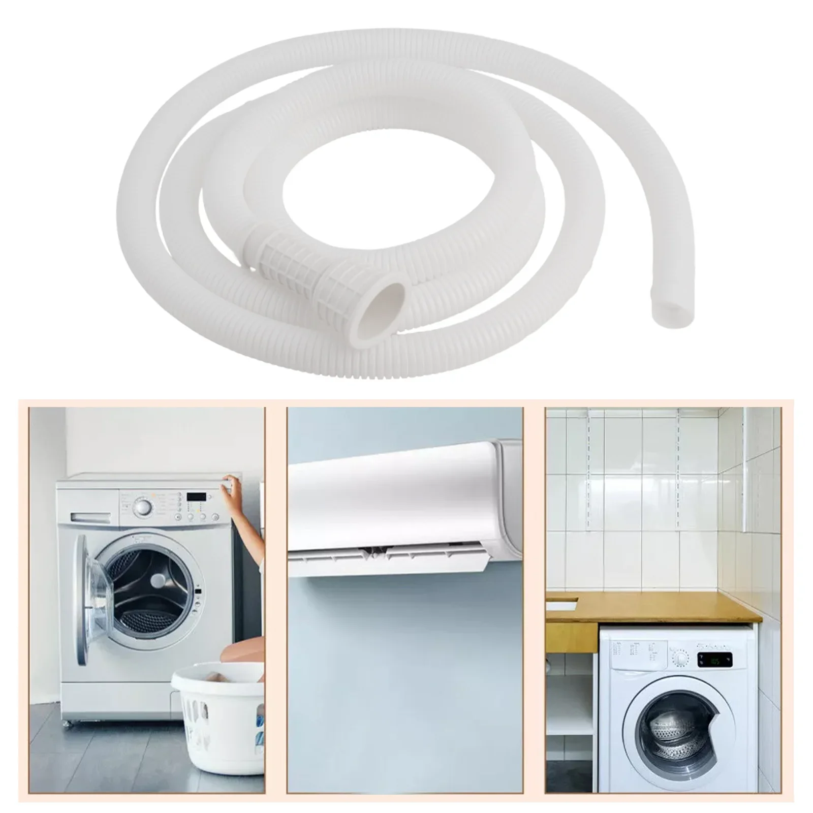 Corrugated Interface Replacement Air Conditioner Drainage Pipes Air Conditioner Drain Hose Durability Appliances