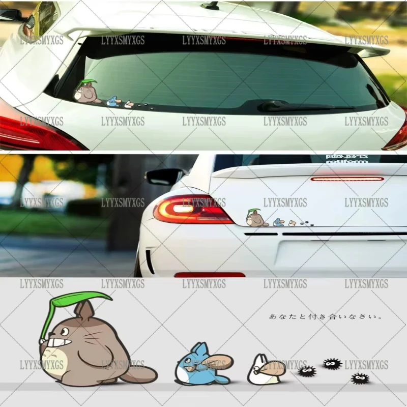 

Self-Adhesive Custom Totoro Car Stickers Waterproof Sunscreen Vinyl Decal PVC Wholesale Car Decoration