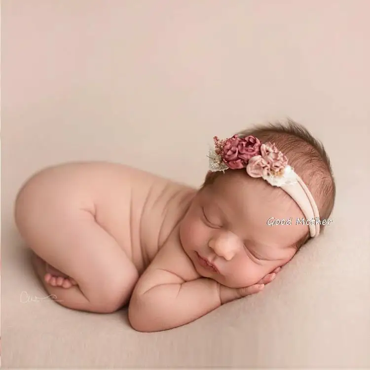 Newborn photography hair band accessories Europe and the United States new baby 100 days children props studio style head flower