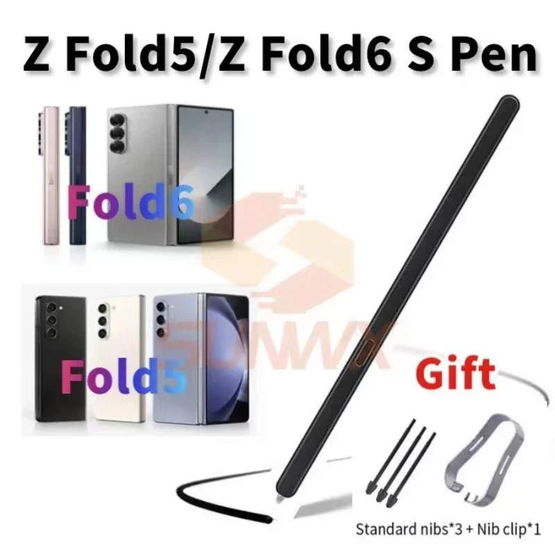 

For Samsung Folding Screen Stylus S Pen Galaxy Z Fold 6 5G Z Fold 5 SM-F956 SM-F946 For Z Fold6 Fold 6 5 5G Electromagnetic Pen