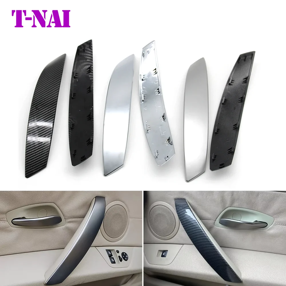 Left Right Hand Driver Car Interior Door Pull Handle Cover Trim Replacement For BMW Z4 E85 E86 2002-2008