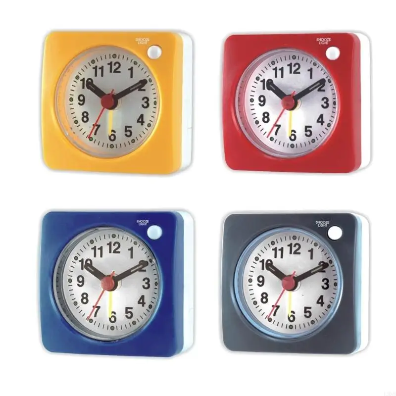 L9NB Sleekly Design Travel Alarm Clock Convenient Snoozes & Light Suitable For Travelers And Busy Professional Adventurers