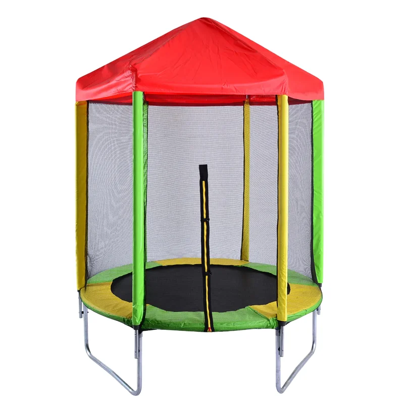 Commercial Grade 5ft Foldable Fitness Trampoline Durable PVC Material Indoor/Outdoor Steel Frame Protective Net s Adults  2026
