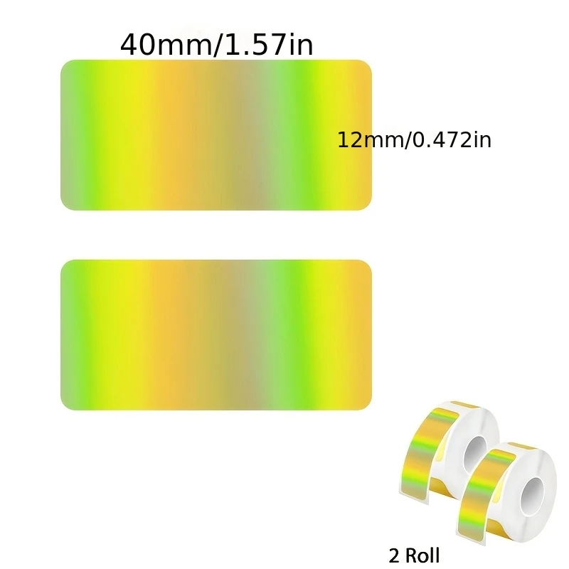 Marklife P12 P15 P50 Phomemo D30 Label 12mmx40mm Thermal Label Tape Label Sticker