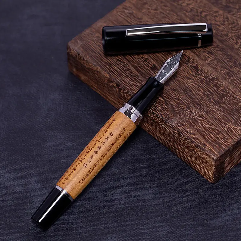Роскошная деревянная перьевая ручка OPUS 88 с пером JOWO F, коллекционная, высококачественная канцелярская принадлежность, памятный подарок, гладкое письмо, популярная модель