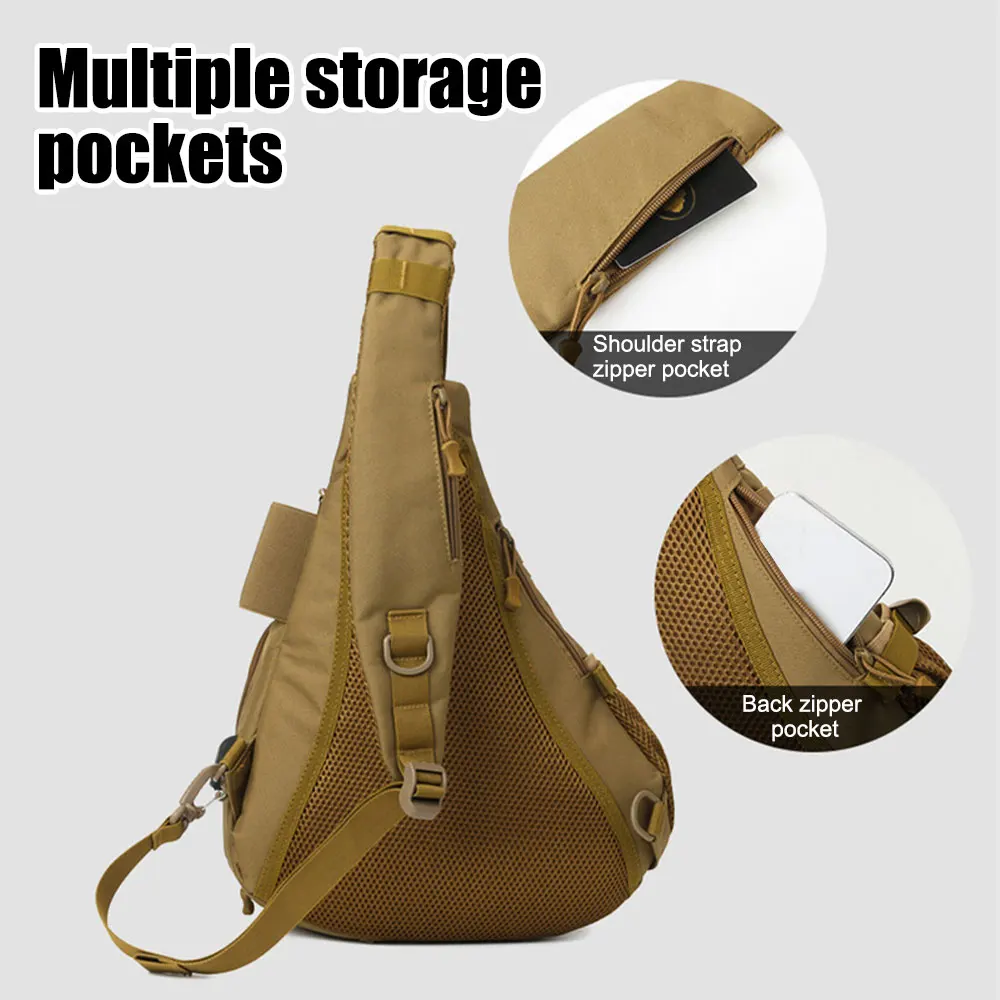 Mochila táctica bandolera pecho impermeable – Outdoor senderismo caza