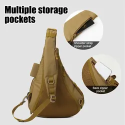 Mochila táctica bandolera pecho impermeable – Outdoor senderismo caza
