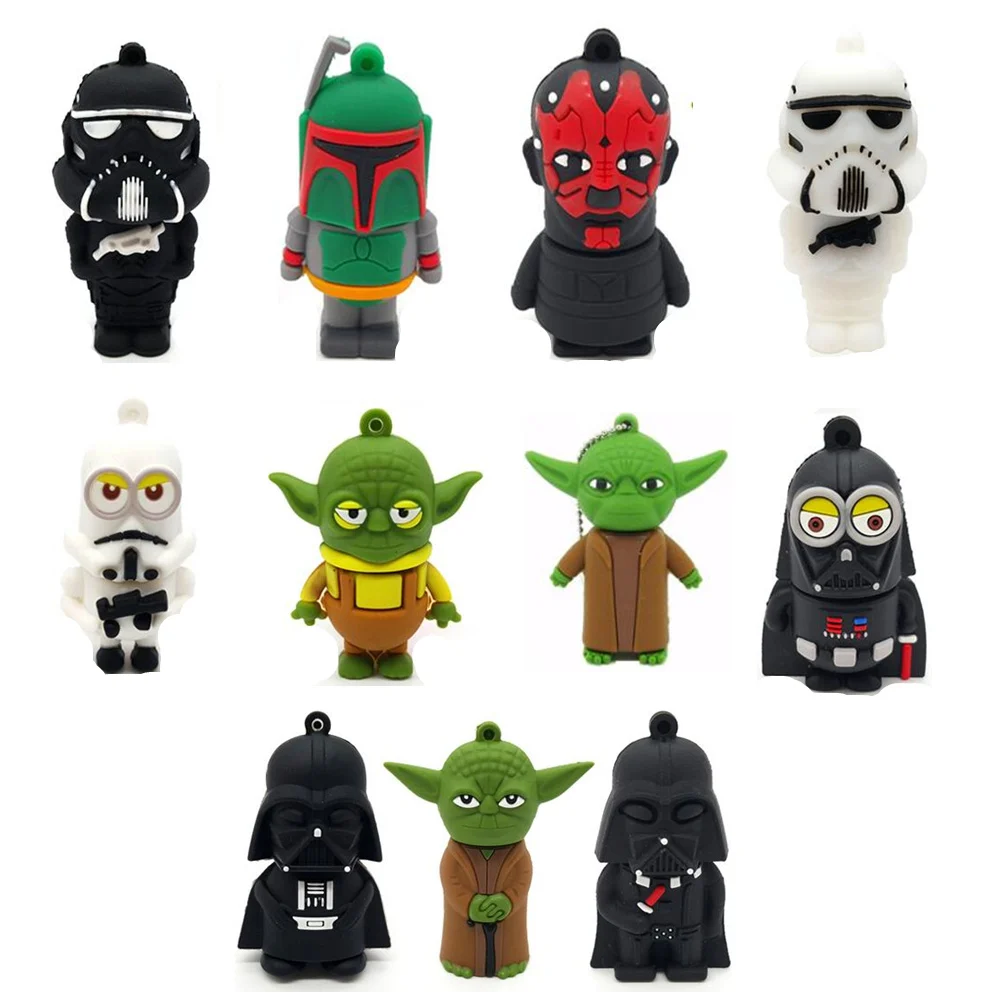 Pendrive de dibujos animados, memoria USB de 512GB, 256GB, 2T, 1T, 2,0 GB, 128GB, 4GB, 8GB, 16GB, 32GB, disco U de regalo