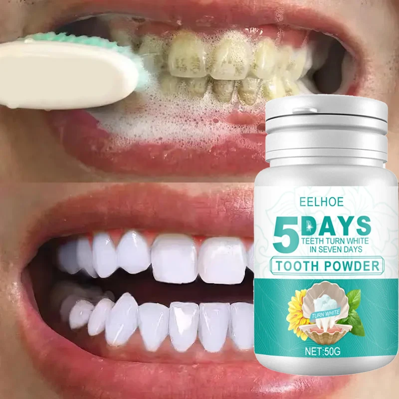 Teeth Whitening Tooth Powder Toothpaste Bleaching Remove Dental Plaque Stains Cleaning Oral Hygiene Fresh Bad Breath Tooth Care