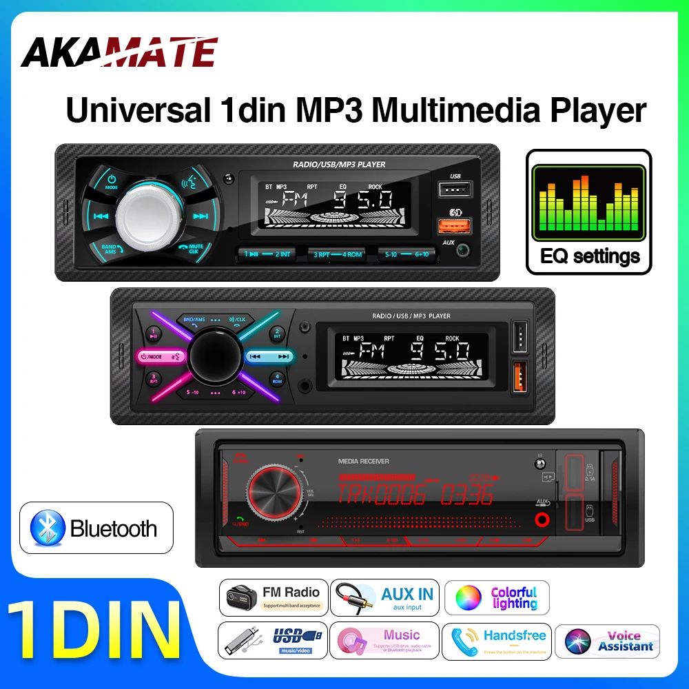 Akamate 1Din Car Ra… - image